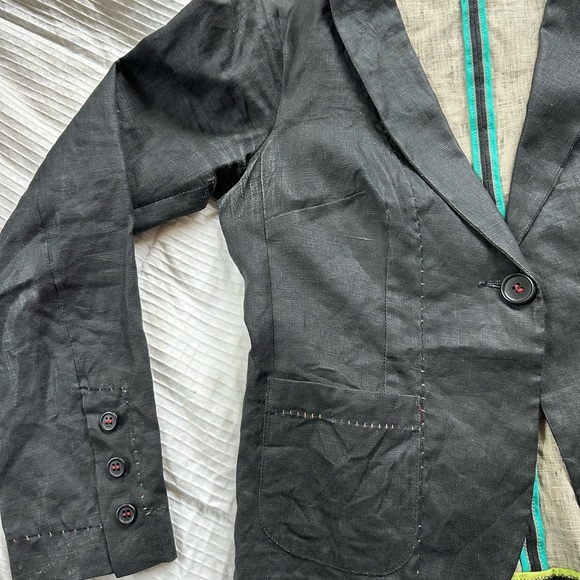 Rozae Nichols linen jacket, women’s size S - Picture 8 of 10
